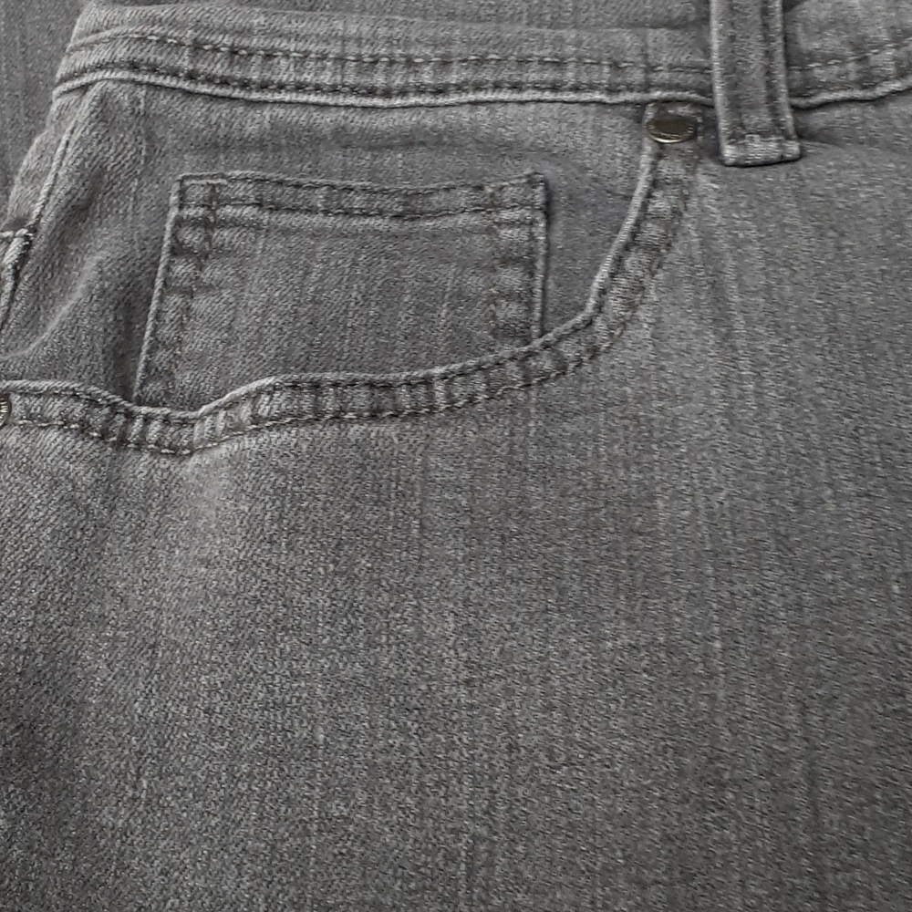 Charter Club 12 Short Classic Straight Gray Jeans - Picture 16 of 16